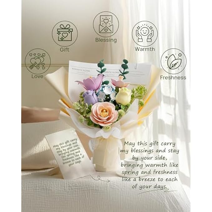 3D ASSEMBLY PUZZLE, FLORAL THEME, 9X12 INCHES, 1 PIECE, ABS MATERIAL, AGES 14+ - Image 3